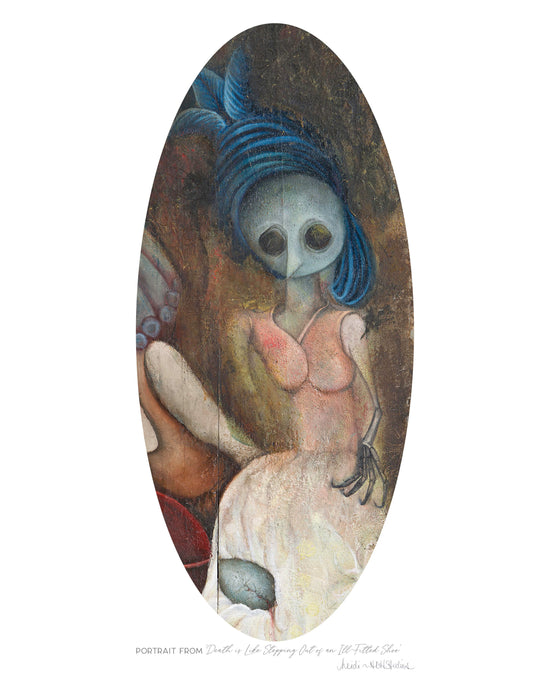Portrait from “Death is Like Stepping Out of an Ill-Fitted Shoe”